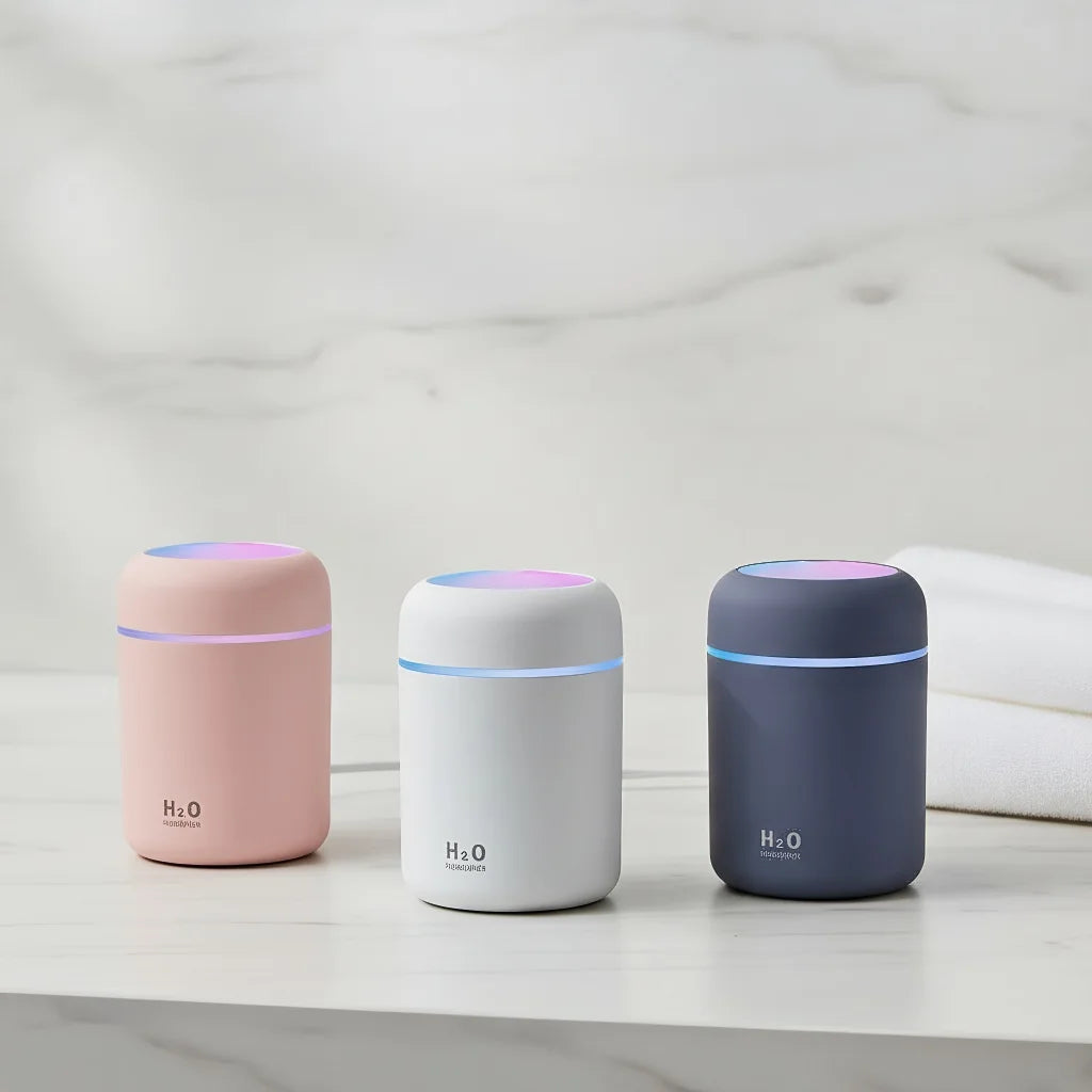Portátil USB Ultrasonic Aroma Difusor Colorido Cup Umidificador Cool Mist Maker Purificador de Ar Casa Carro CM World