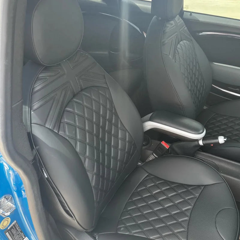 For Mini Cooper R50 R53 HATCHBACK R55 CLUBMAN R56 R57 R60 COUNTRYMAN Custom Seat Cover Protector Cushion Car Interior Accessorie CM World