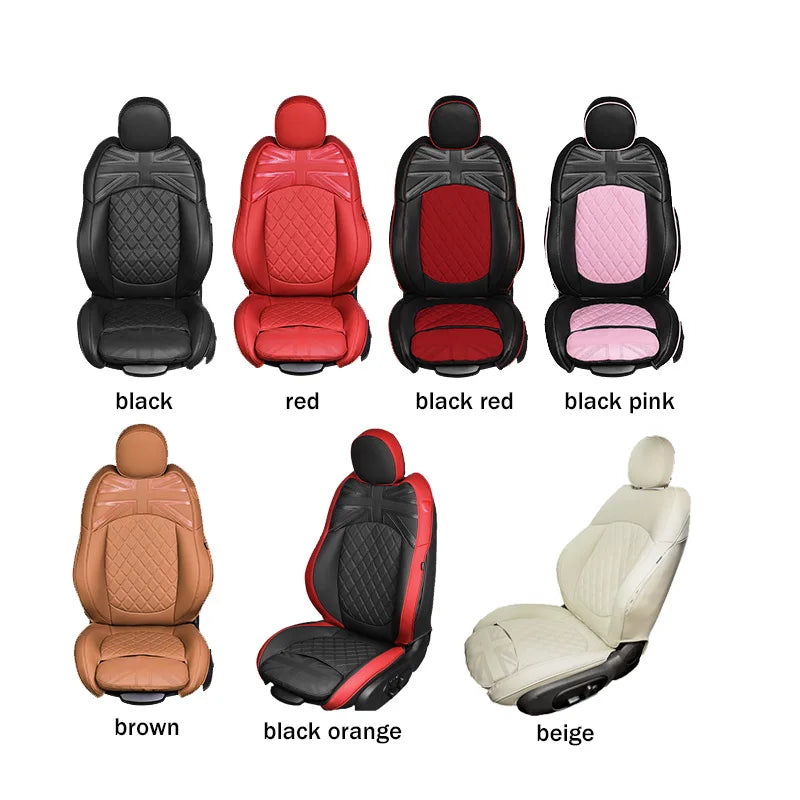 Car Seat Covers Protector Cushion Pad For Mini Cooper R56 3 DOOR R55 CLUBMAN R57 CABRIO 2015 2014 2013 2012 2011 2010 2009 2008 CM World
