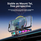 Car Phone Holder Wireless Charging Dashboard Auto Phone Support 360 Degree Rotatable for Home Office Desk Phone Holder CM World