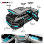 Waterproof Car Sticker Vinyl for Motorcycle Camouflage Car Protection Film Leaves Woodland Camo Trees Bubble-free Off Road Wrap Car Mobile World