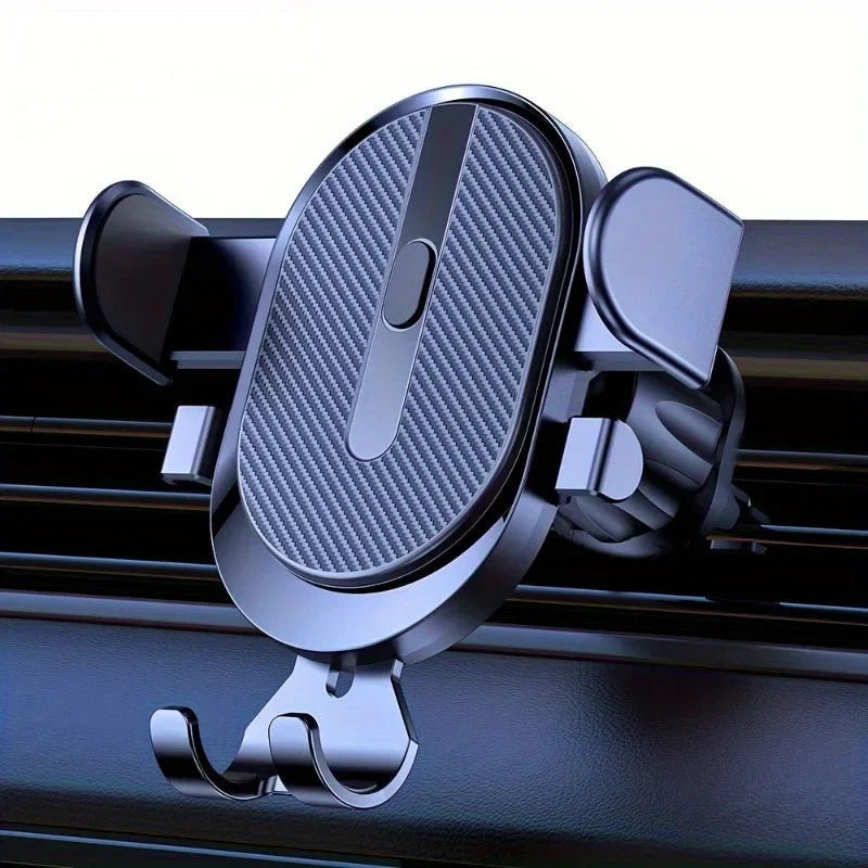 360° Rotating Car Air Vent Phone Holder – Universal Hook Clip Mount with Anti-Slip Grip for iPhone/Samsung/GPS CM World