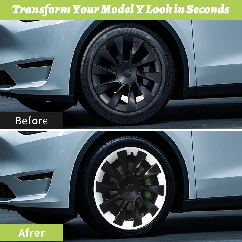 20inch Hub Ring Protection Wheel Cover Design For Tesla Model Y 2020-2024 Hight Performance Protective Full Rim Cover Accessorie
