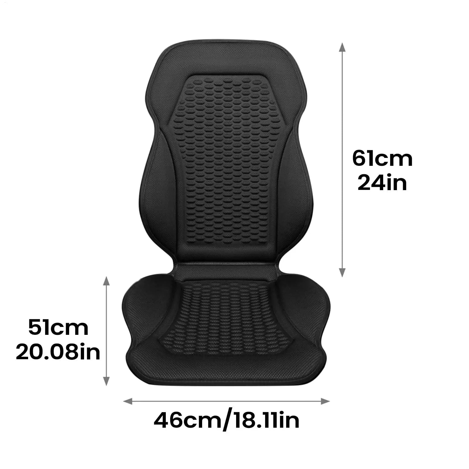 Summer Cooling Seat Cushion Breathable Car Seat Covers Bump Massage Automobiles Seat Cover Universal Seat Protector Pad Car Mobile World