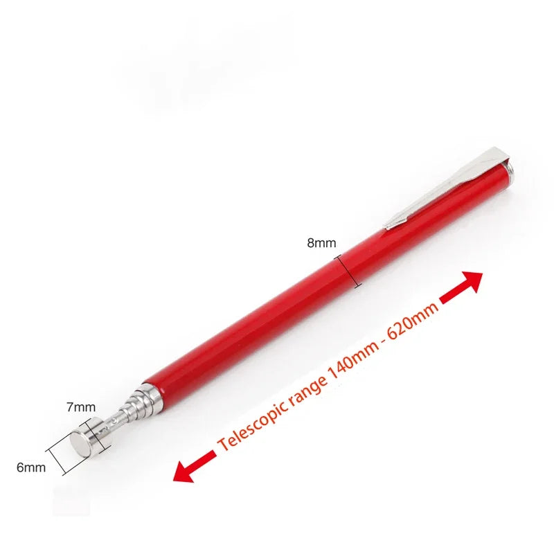 Inspection Mirror with Led Lighting 360° Telescopic Detection Lens Square Retractable Car Engine Chassis Mechanic Repairing Tool CM World