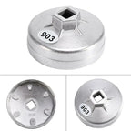 74mm 14-Teeth Oil Filter Wrench, Aluminum Socket Removal Tool for BMW Audi Mercedes Benz VW Porsche, Cap Style Filter Tool