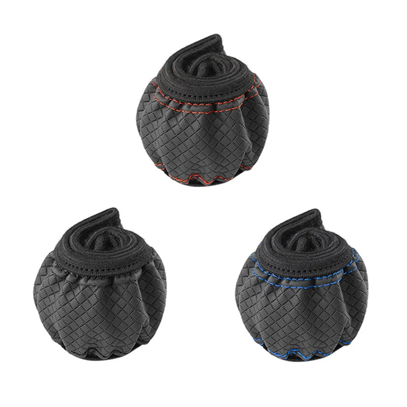 Universal Car Steering Wheel Cover Microfiber Leather Protection Cover Anti Slip Breathable for 37-39cm Steering Wheel Protector CM World