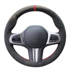 Anti-Slip Suede Car Steering Wheel Cover For BMW M Sport G30 G31 G32 G20 G21 G11 G12 G14 G15 G16 X3 G01 X4 G02 X5 G05 X7 G07 CM World