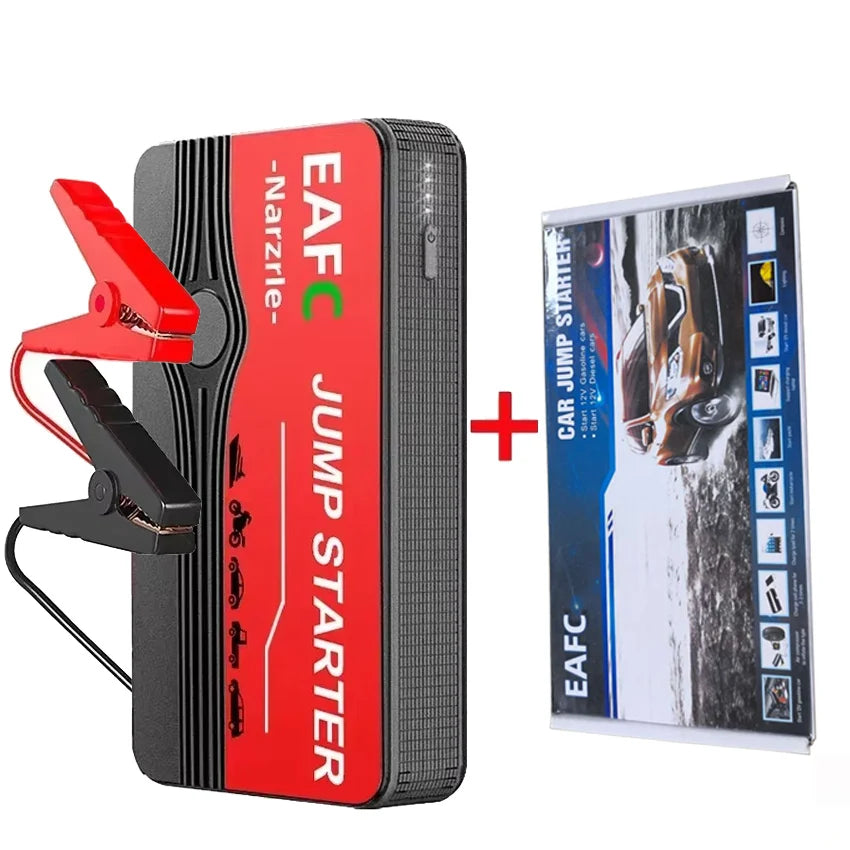 EAFC 12V Car Jump Start 600A-2000A Car Battery Starter Booster Auto Starting Device Emergency Start Portable Power Bank Car Mobile World