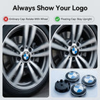 BMW Wheel Center Caps Floating Design, 68mm/56mm Set of 4 for E F Chassis Models, Replacement Hub Covers Auto Accessoires CM World