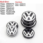 4pcs 55mm 56mm 65mm 70mm Car Wheel Center Hub Caps Cover for VW Volkswagen Golf Polo Passat Touran CC B5 B6 B7 Jetta accessories