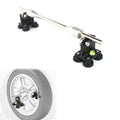 For Wheel Truing-Balance Stand Sturdy Motorcycle Wheel Balancer 40cm Standard Tire Repair Tools Manual Tire Balancer CM World