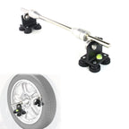 For Wheel Truing-Balance Stand Sturdy Motorcycle Wheel Balancer 40cm Standard Tire Repair Tools Manual Tire Balancer CM World