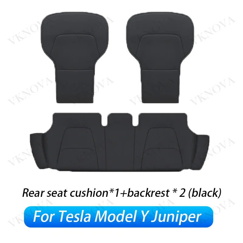 For Tesla New Model Y Juniper 2025 2026 Car Seat Cover Nappa Leather & 8 Grade Anti Fouling Wholesale Price Interior Accessories CM World