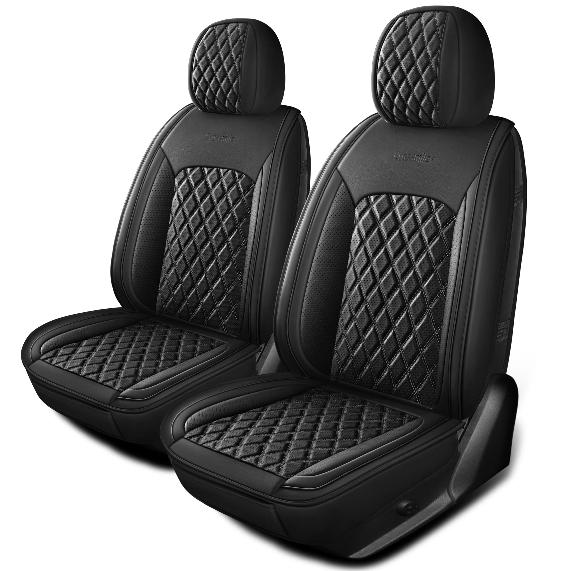 Leather 5pcs Car Seat Cover Protector Seat Waterproof Automotive Seat Covers Full Sets Breathable Universal Fit Full Seats Cover CM World