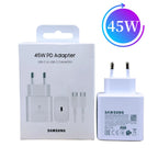 Original Samsung Charger 45W Super Fast Charge Type C Adapter For Galaxy S23 S24 Ultra S20 S22 S21+Z Fold 5 4 3 Flip 5 4 3 Phone Car Mobile World