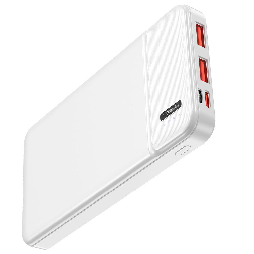 Portable Charger Power Bank 10000mAh, PD 22.5W Battery Pack, Slim Design, 3 Outputs, 2 Input. Car Mobile World