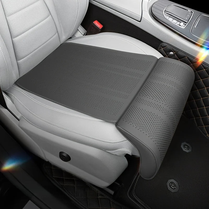 Car integrated telescopic leg support cushion can extend the seat cushion and leg support seat cushion Pana leather seat cushion CM World