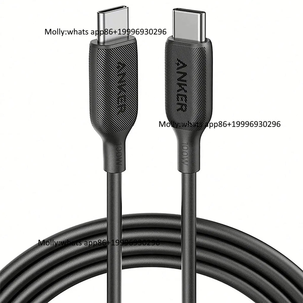 Anker Powerline III USB C to USB C High Speed Charger Cable 100W 6ft 2.0 Type C Charging Cable Dual-Chip Design