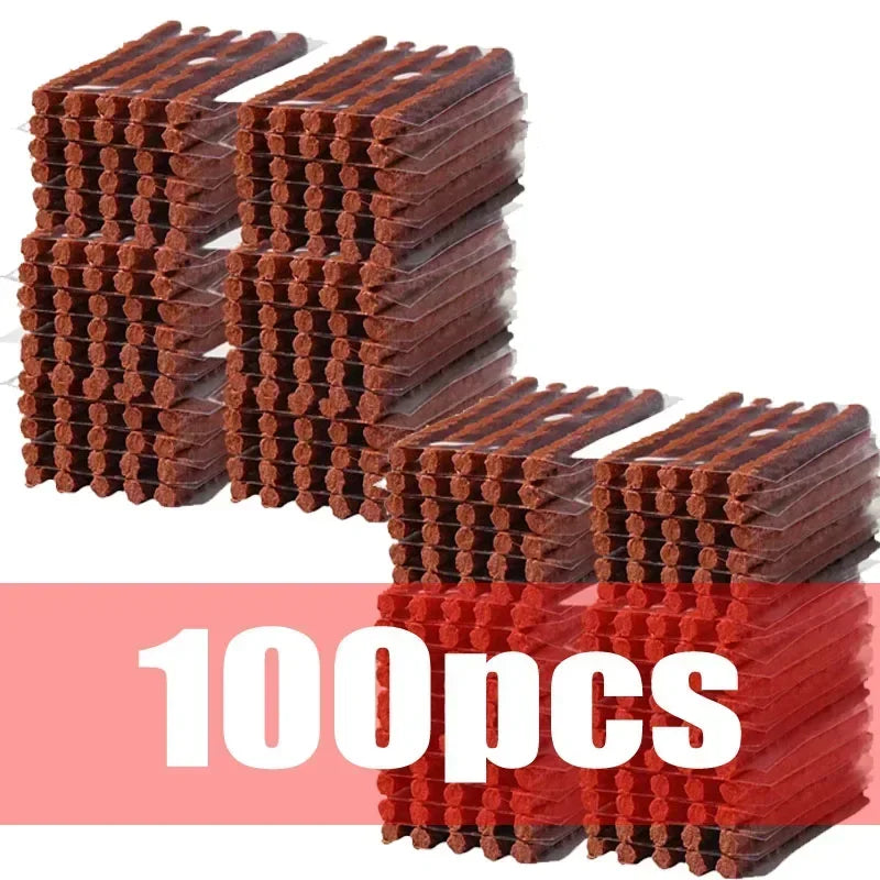 Tire Repair Strips Tubeless Rubber Stiring Glue Seals for Car Motorcycle Bike Tyre Puncture Rubber Strip Plug Repair Tool