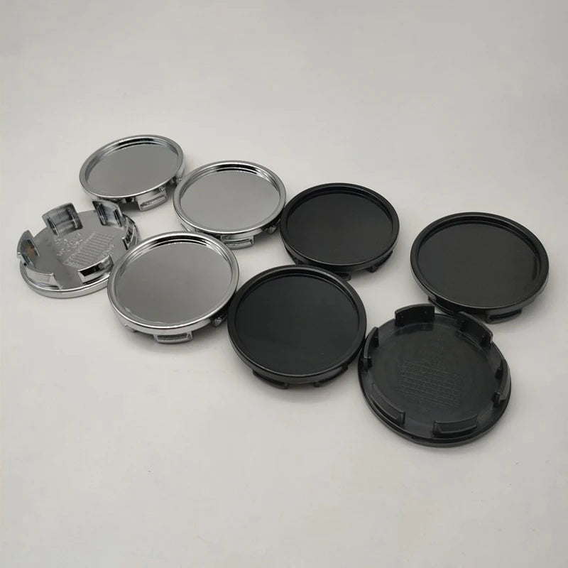 New！4Pcs/Lot 58MM ABS Blank Wheel Center Cap Hub Cover Car Wheel Rims Center Hub Caps Car Styling Tire Accessories