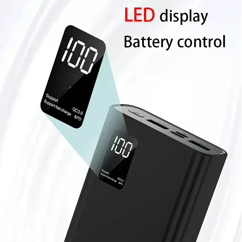 VIVO 2026 Large Capacity 500000mAh Powerbank 120W Fast Charging LEDPower Bank Portable Battery Charger Supply For Iphone Samsung Car Mobile World