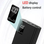 VIVO 2026 Large Capacity 500000mAh Powerbank 120W Fast Charging LEDPower Bank Portable Battery Charger Supply For Iphone Samsung Car Mobile World