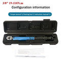 5-60/19-110/10-140N.m Torque Wrench 3/8” Bidirectional preset torque wrench professional bicycle motorcycle car repair tool