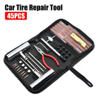 Auto Bike Tire Repair Car Tire Repair Tool Tyre Repair Kit Studding Tool Set 45 PCS Motorcycle Car Accessories Puncture Plug Set CM World
