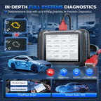 XTOOL D8S Car Diagnostic Tool OBD2 Bidirectional Scanner Topology Map All System Diagnostic ECU Coding 42+ Resets 3 Years Update