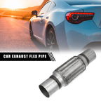 UXCELL 51x55x252mm 51x57x150mm 58x63x250mm Car Exhaust Tube Telescopic Flexible Stainless Steel Muffler Pipe Connector