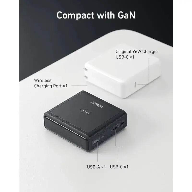 Anker 100W Ladebasis Schnellladung 4 Anschlüsse für Prime Power Bank / iPhone Car Mobile World