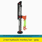 Multi Purpose Use 4429LBS Round Base Hydraulic Monkey Climbing Rod Manual Jack Trailer Hitch Car Accessories Tow Hook 2T Jack