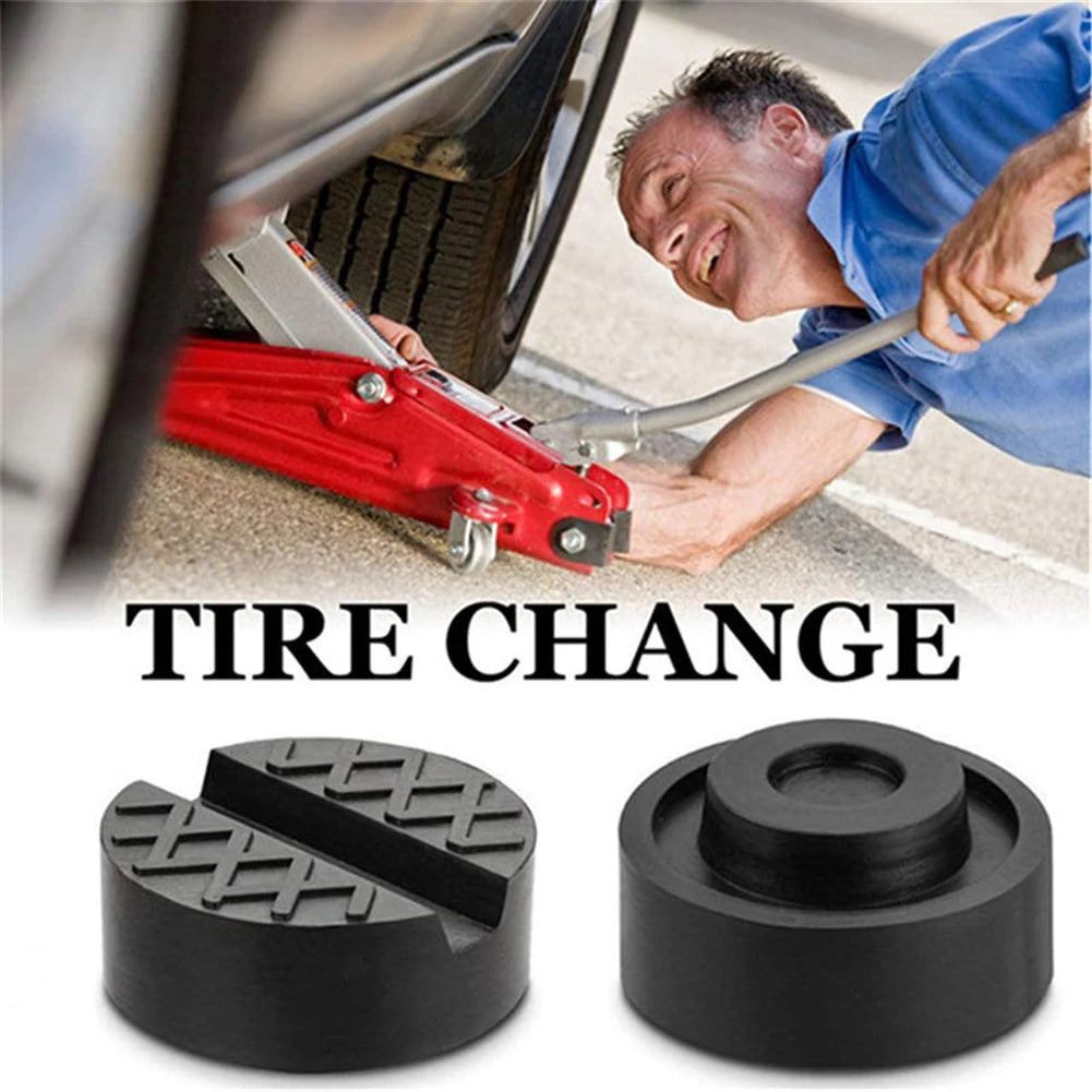 Universal Floor Slotted Car Jack Rubber Pad Pressure Resistant Jacking Tool Pinch Weld Side Lifting Disk For Lexus Subaru Fiat CM World