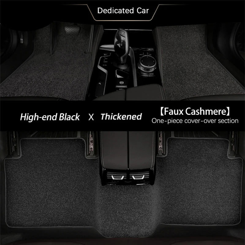 For BMW X5 F15 2014 2015 2016 2017 2018 Car Floor Mats Rugs Panel Anti-slip Footpads Carpets Cover Cape Foot Pads Accessories