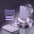 Hot 20000mAh Power Bank 66W Fast Charging Built in Cables Powerbank for IPhone Xiaomi Huawei Samsung External Spare Battery