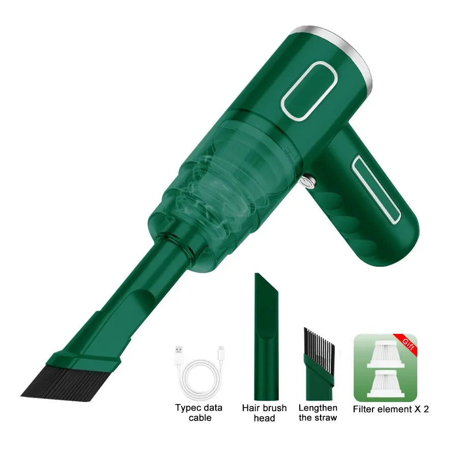 ABS Car Vacuum Cleaner Portable Powerful Wireless Vacuum Cleaner Home Carpet Cleaner Home Appliance Mini Cleaning Machine