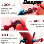 Dent Repair Kit, 2 in 1 Dent Puller Paintless Dent Repair with T-bar Dent Removal Kit,for Repairing Small Dents, Hail Damage