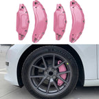 For Tesla Model 3 Brake Caliper Covers 2017 2018 2019 2020 2021 2022 2023 4pcs 18 19in wheel cover with Stickers(not fit 3 2024) CM World