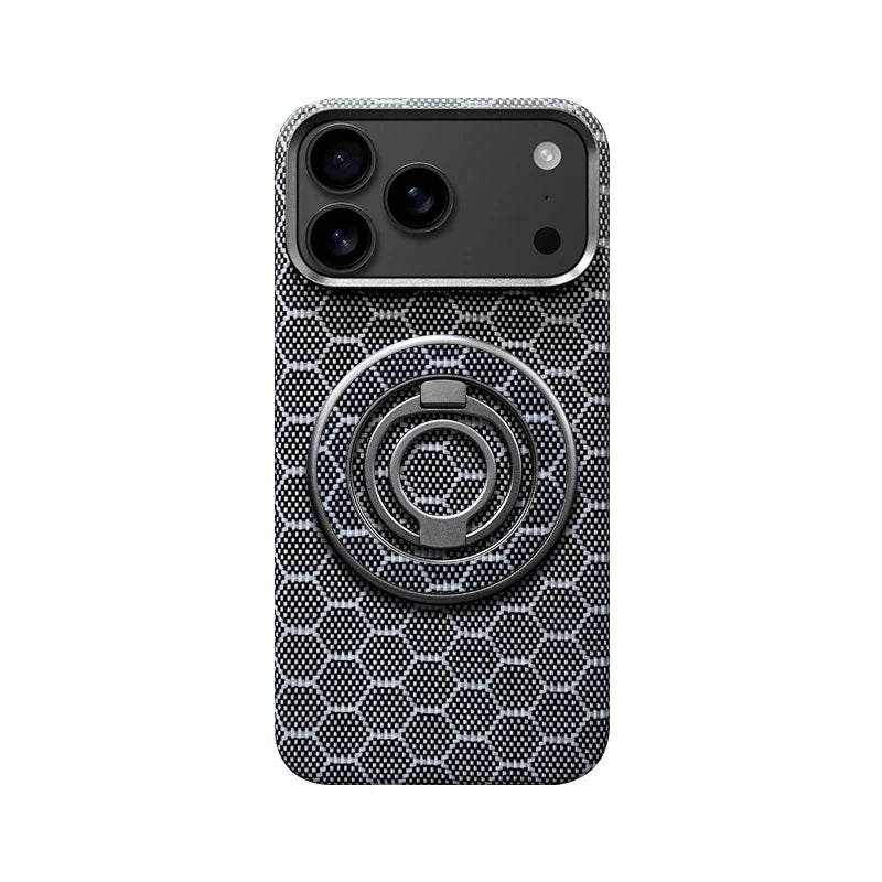 Ultra Slim Real Aramid Kevlar Carbon Fiber Business Case For IPhone 17 Air Pro Max Magnetic Charging Shockproof Protective Cover Car Mobile World