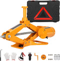 3Ton 12V Electric Scissor Car Jack Kit, Portable Auto Lift with 17.7" Range for SUV/Sedan CM World