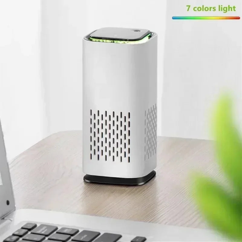 Air Purifiers Small Portable Hepa Filter Air Purifier Home Remove Smoke Odor Formaldehy for Car Bedroom Small Air Purifier CM World