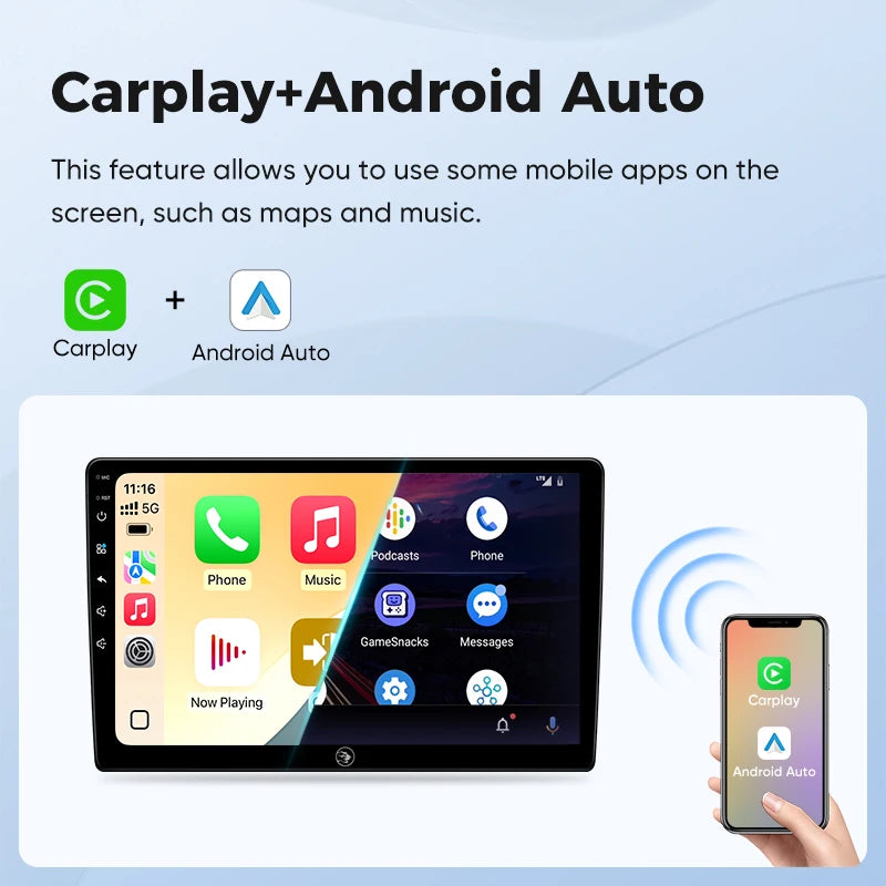 Ainavi Car Radio For Fiat Ducato Citroen Jumper Peugeot Boxer 2006-2024 Wireless Carplay Android Auto Car Multimedia DSP BT 2Din CM World