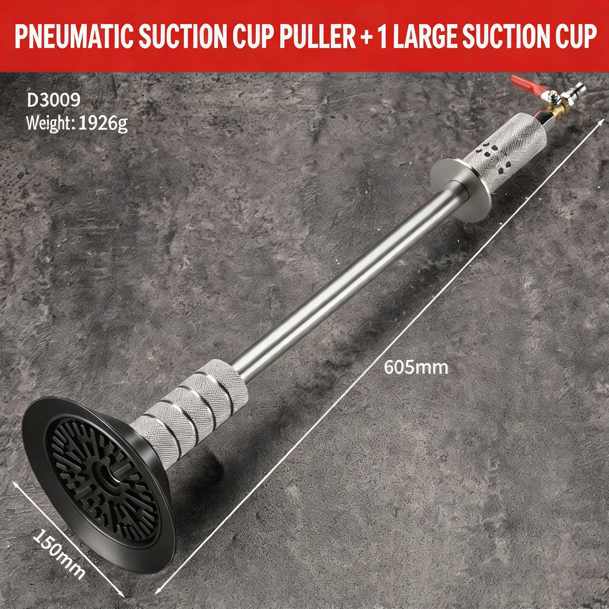Car Dent Puller Pneumatic Suction Cup Sheet Metal Pulling Hammer Car Repair & Maintenance Manual Dent Repair Tool Paint Safe