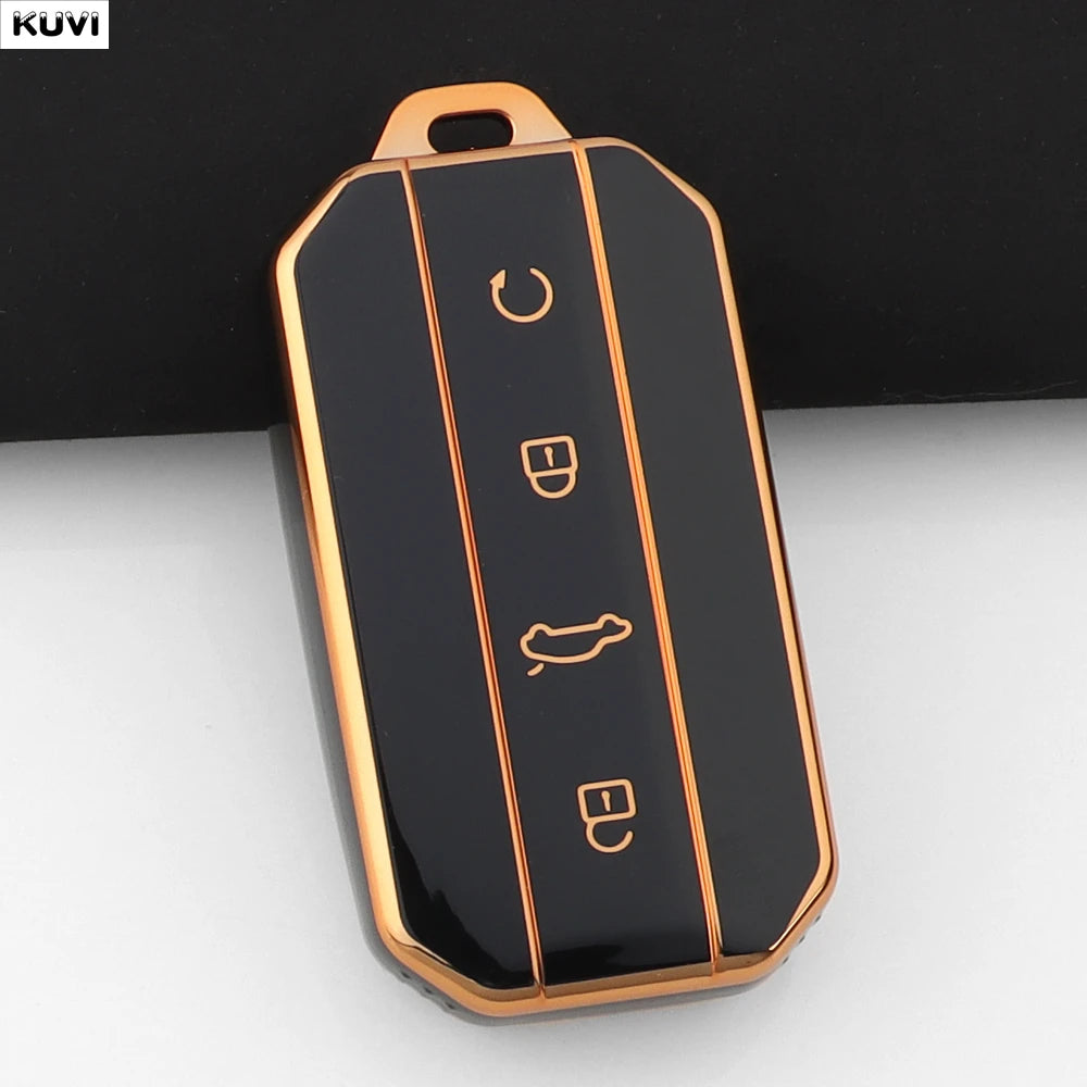 Fashion TPU Car Key Case Cover Shell For Chery Jaecoo J7 J5 7 5 Protection Bag Holder Keychain Keyless Auto Accessories
