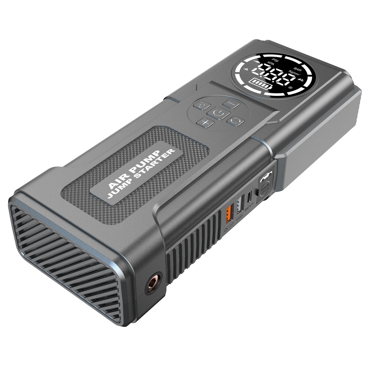 Large Capacity Car Jump Starter Power Bank Portable 150PSI Air Pump Car Battery Emergency Boosters Starting Device Car Starter