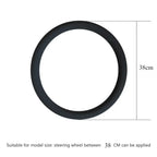 Non-Slip Silicone Steering Wheel Cover Summer Breathable Elastic Universal Fit 38cm Car Steering Wheel Protector Accessory