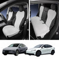 7-Piece Set Tesla Model Y Juniper 2025+ Standard Exclusive Semi-Cover Seat Covers Breathable All-Season Interior Accessories CM World