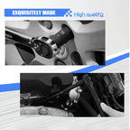50-Piece 3/8" Drive Socket Set SAE & Metric - Chrome Vanadium Steel Impact Sockets with Extension Bar & Ratchet CM World