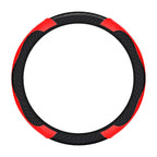 Universal Car Steering Wheel Cover Carbon Fiber Leather Embossed Car Handle Cover Suitable For Car Steering Wheels Men Women CM World